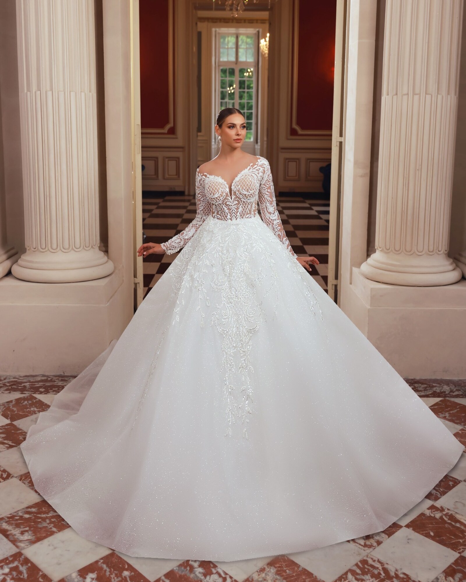 Vestido reto coluna, atelier Noiva Lusa